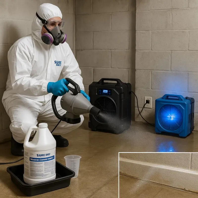 Sanitization and Odor Removal process in New Richmond, OH