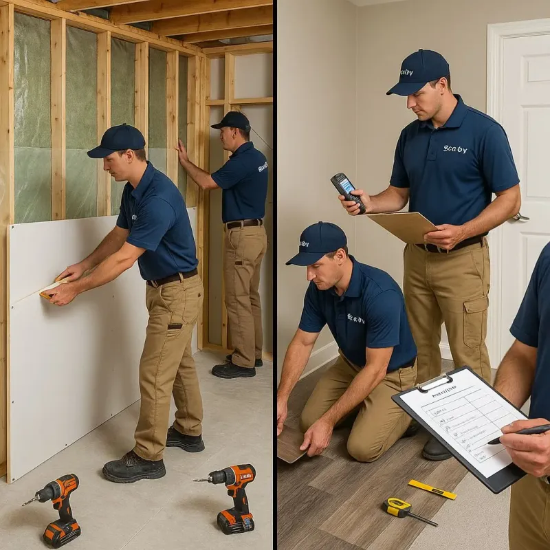 Repairs and Reconstruction process in New Richmond, OH